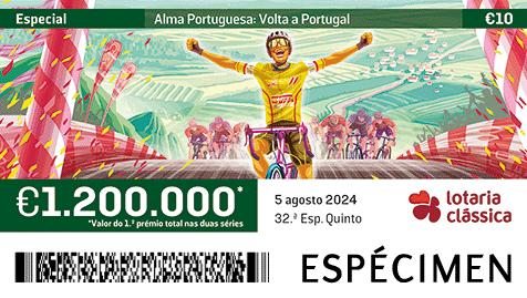 Fração Lotaria Clássica 32.ª - Alma Portuguesa: Volta a Portugal