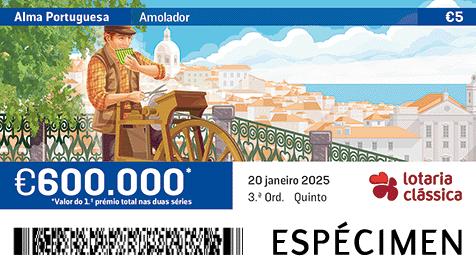 Fração Lotaria Clássica 03.ª - Alma Portuguesa: Amolador