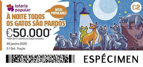 Fração Lotaria Popular 05.ª - Ditos Populares