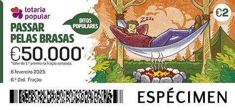 Fração Lotaria Popular 06.ª - Ditos Populares