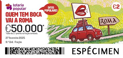 Fração Lotaria Popular 09.ª - Ditos Populares