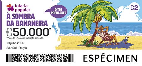 Fração Lotaria Popular 28.ª - Ditos Populares