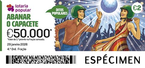 Fração Lotaria Popular 4.ª - Ditos Populares