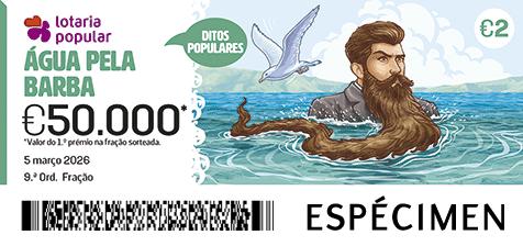 Fração Lotaria Popular 9.ª - Ditos Populares