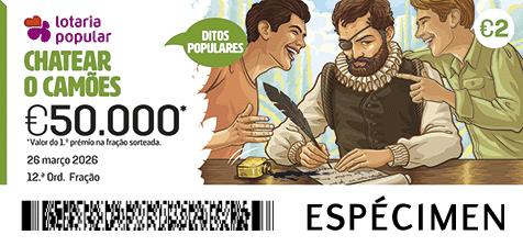 Fração Lotaria Popular 12.ª - Ditos Populares