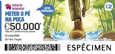 Fração Lotaria Popular 19.ª - Ditos Populares