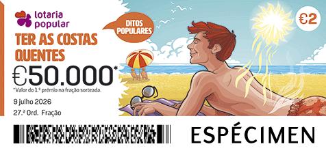 Fração Lotaria Popular 27.ª - Ditos Populares